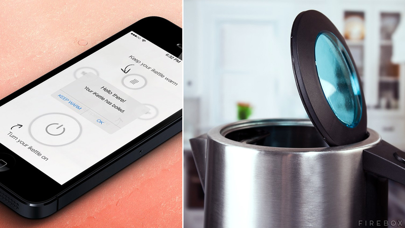 Illustration for article titled A Wi-Fi Kettle That Messages Instead of Whistling When It Boils